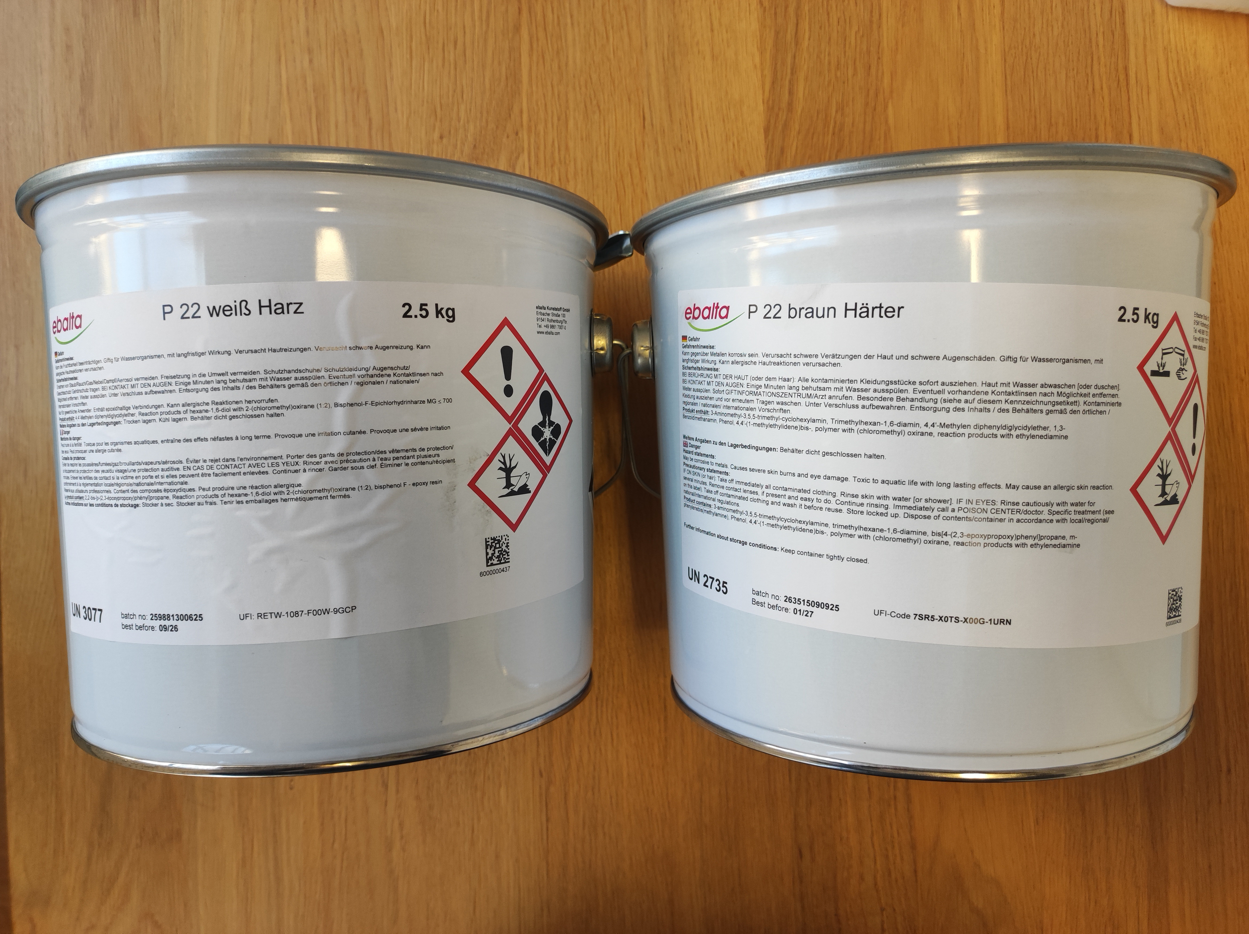 PATE A MODELER EPOXY P22 1/1 KIT 2X2.5 KG