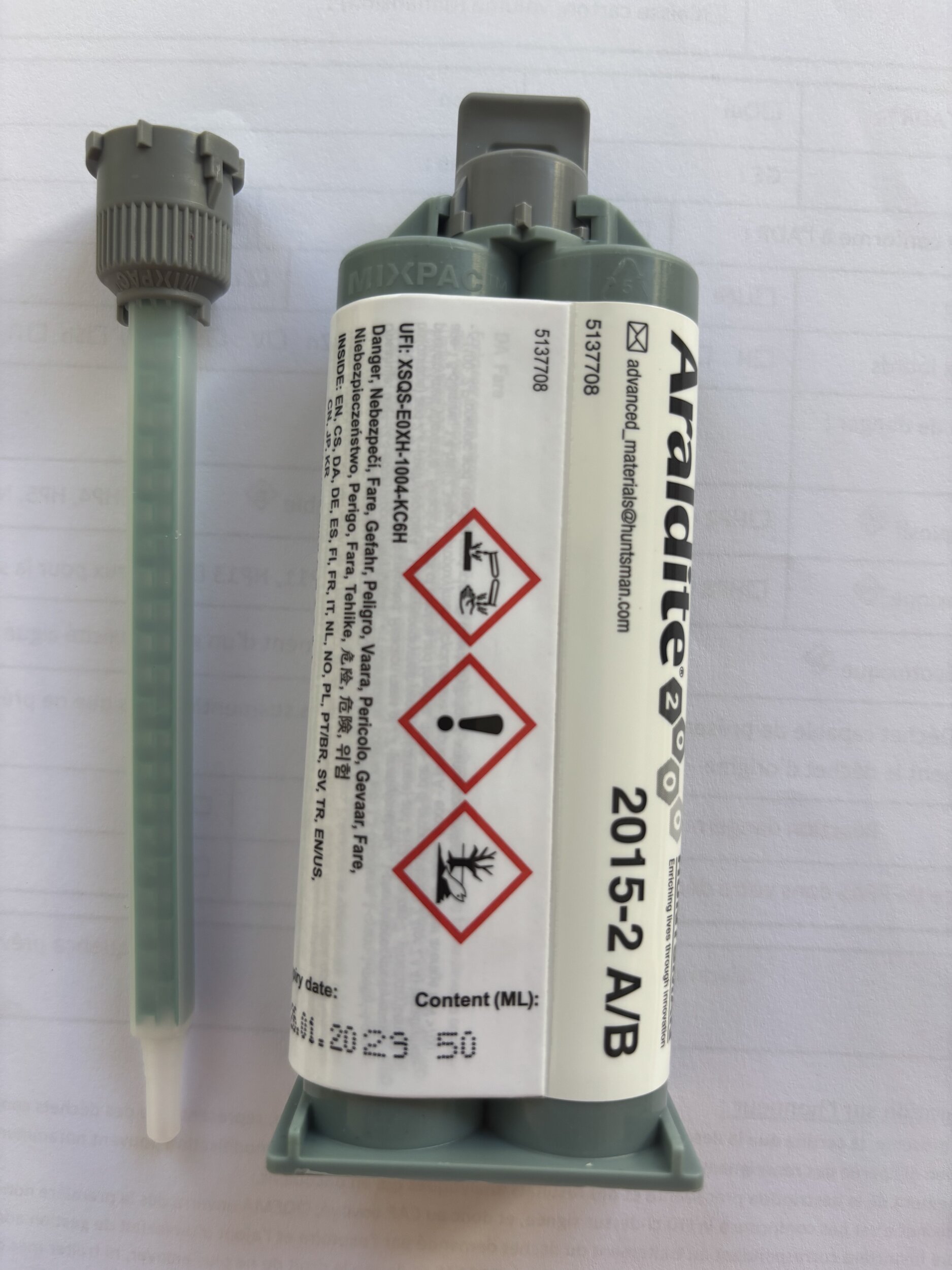 ARALDITE 2015-2 - Colle époxy bi composants pour collage composite résistante à l\'humidité