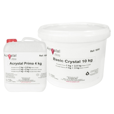 ACRYSTAL PRIMA - Acrylique non toxique pour la coulée ou stratification