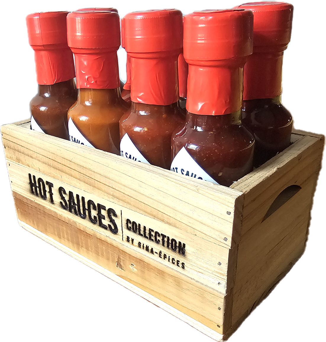 Coffret de 8 sauces piquantes Hot ones Sauces piquantes ginaepices