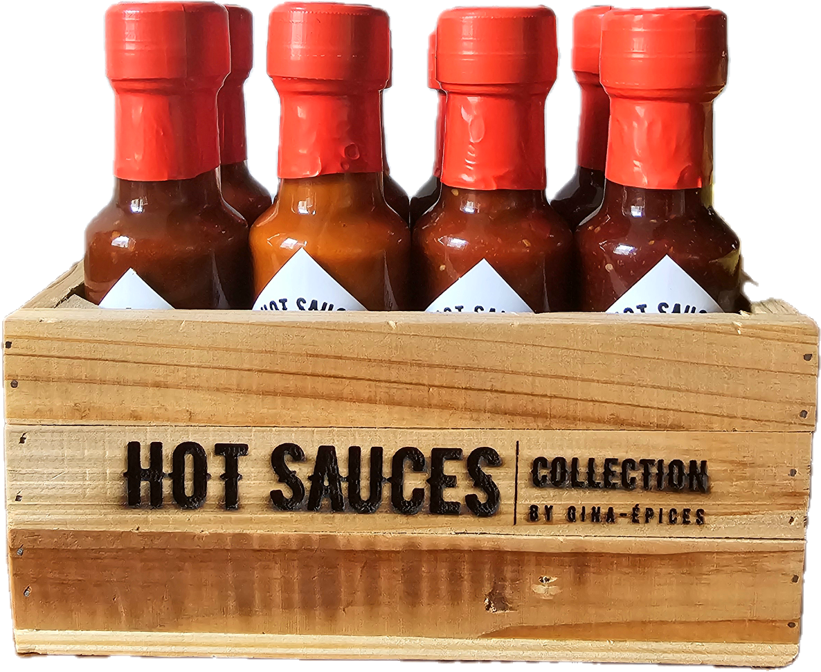 Coffret de 8 sauces piquantes Hot ones Sauces piquantes ginaepices