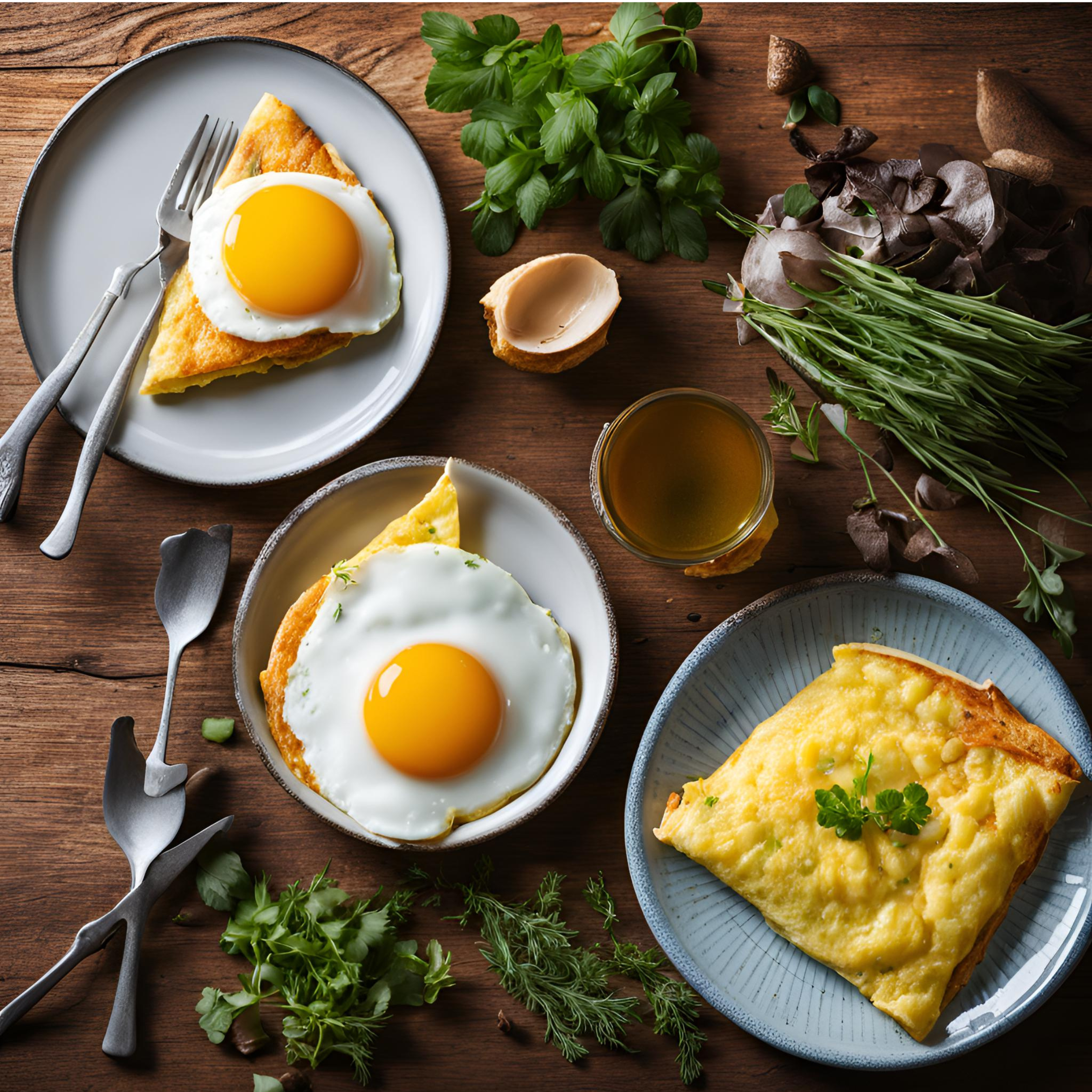 mélange pour omelette et oeuf a la coque