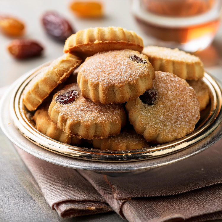 Biscuits sablé au sucre de dattes
