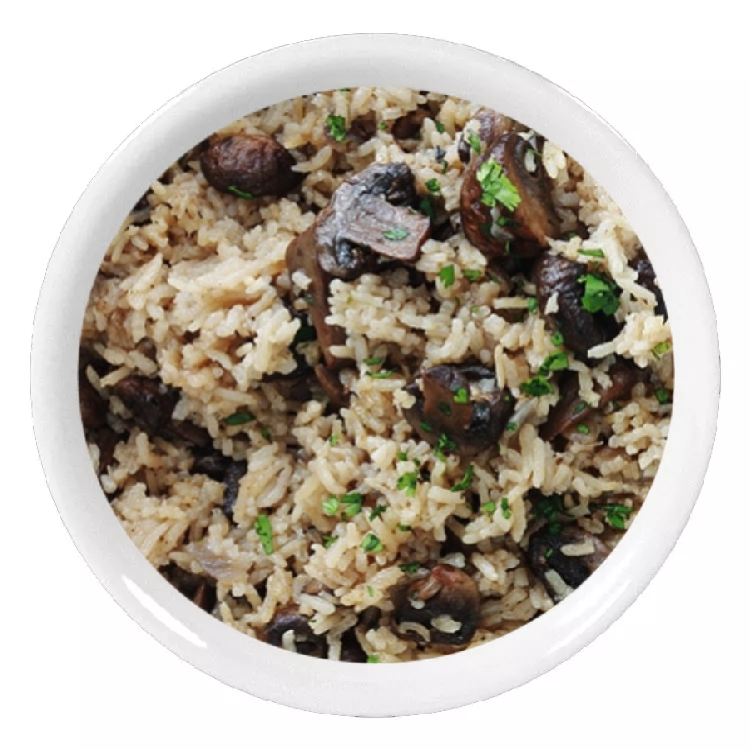 Riz aux champignons