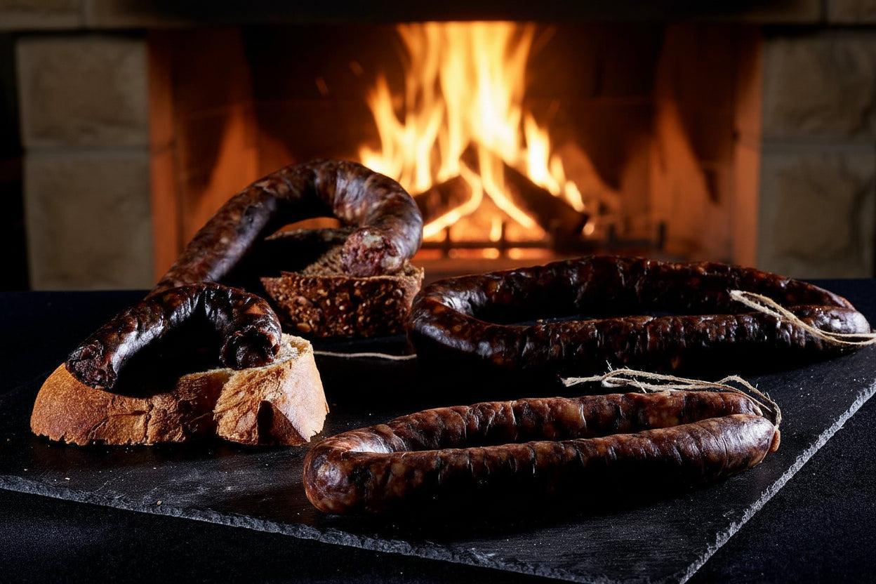 Figatelli grillé au feu de bois – recette traditionnelle