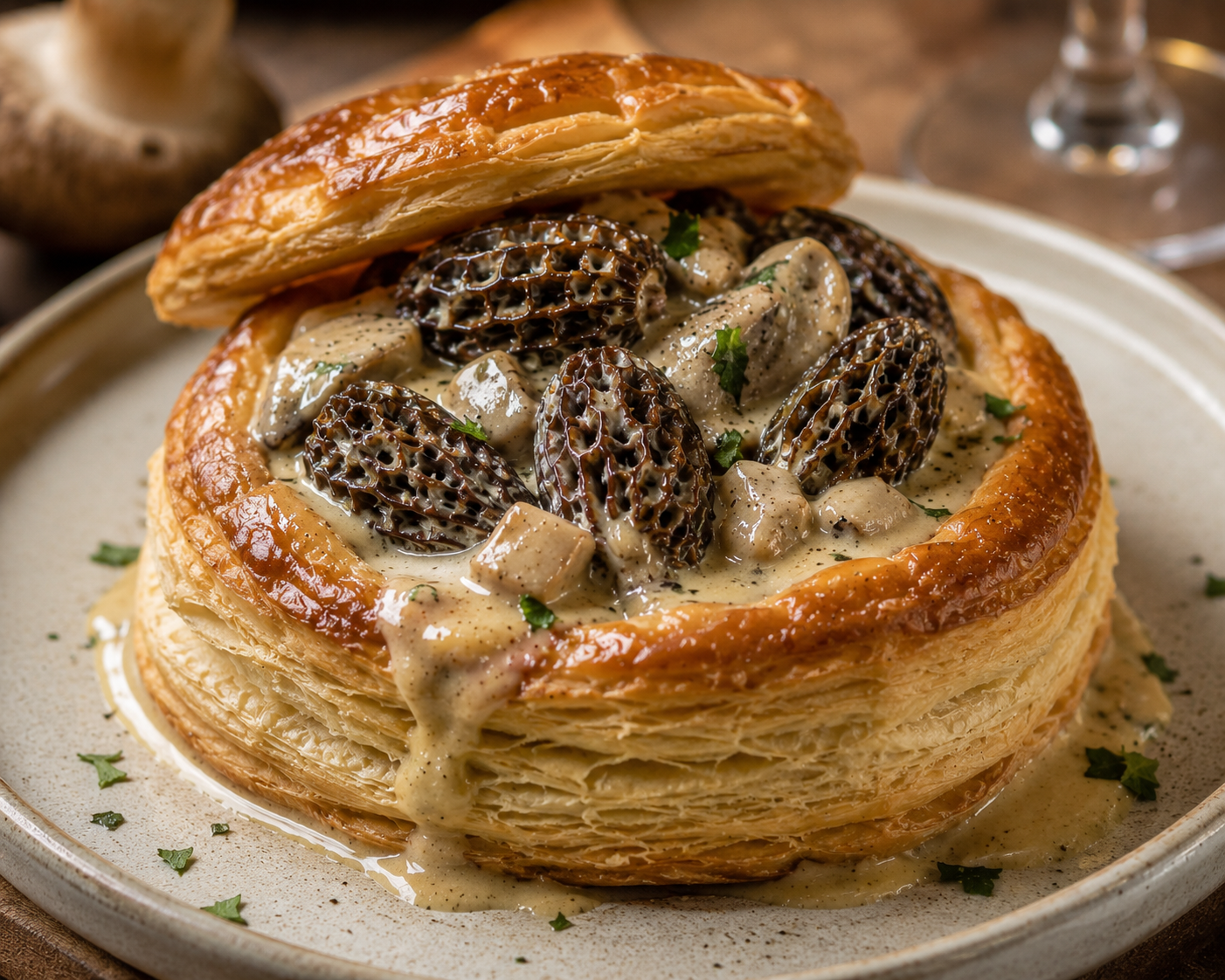 Croute aux morilles