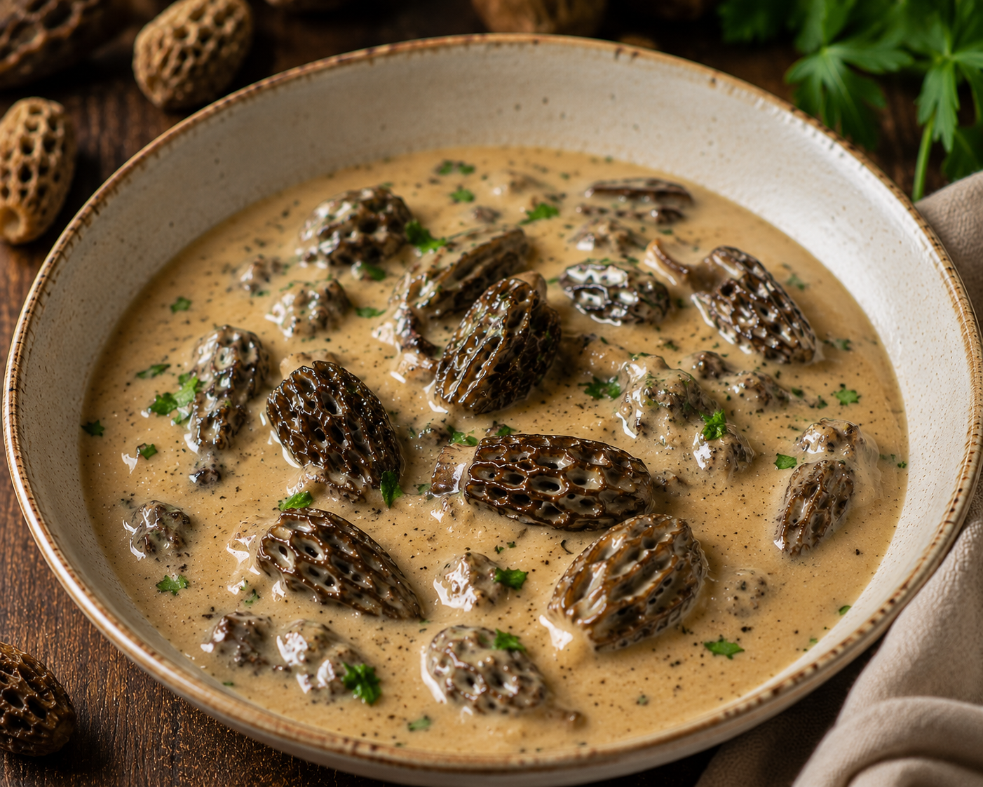 sauce aux morilles