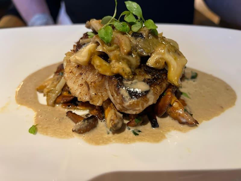 poulet champignons et poivre de kampot