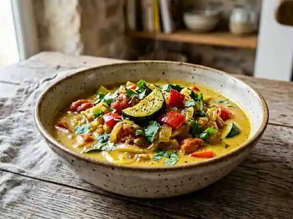 Curry vert vegan
