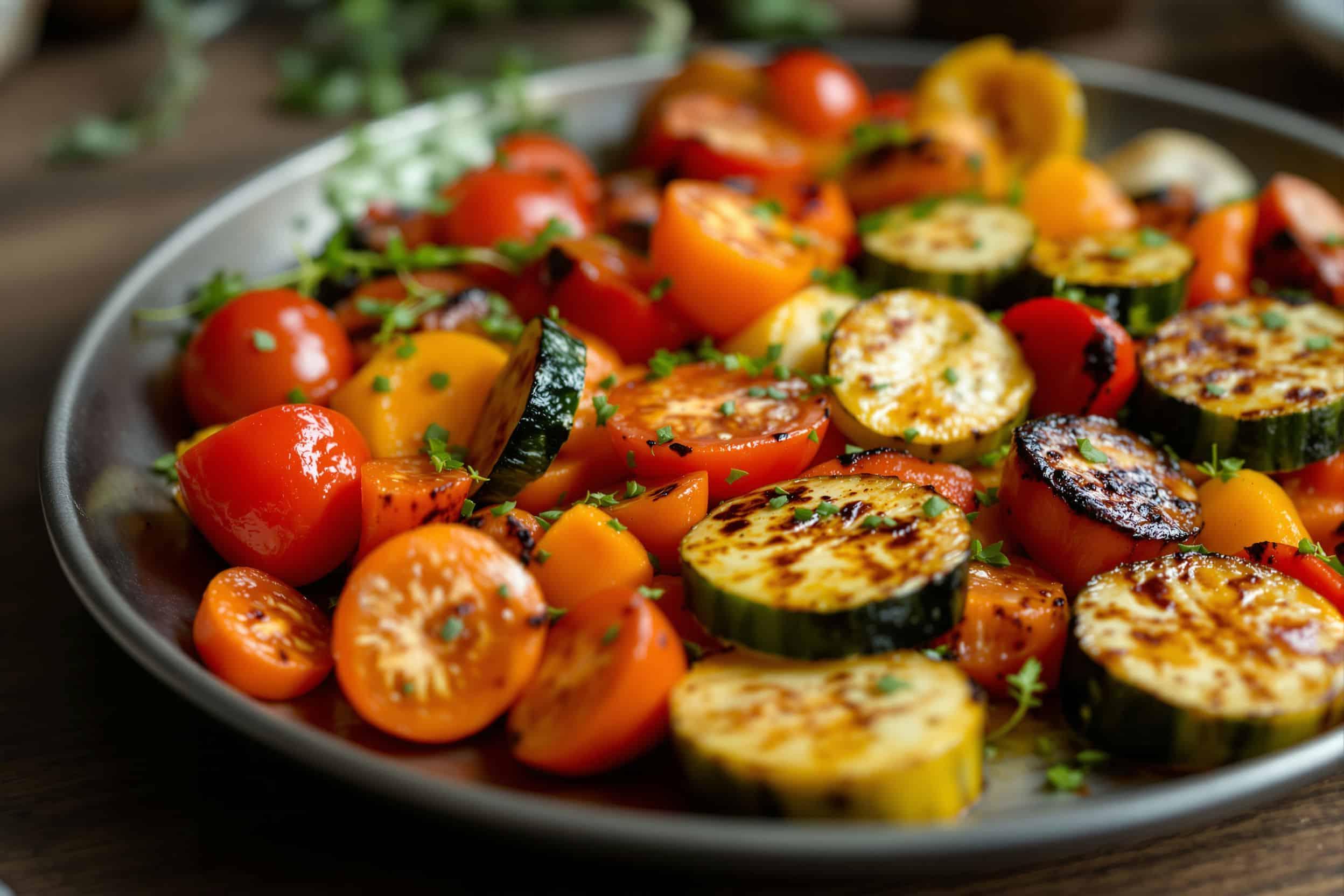 Légumes rôtis au four