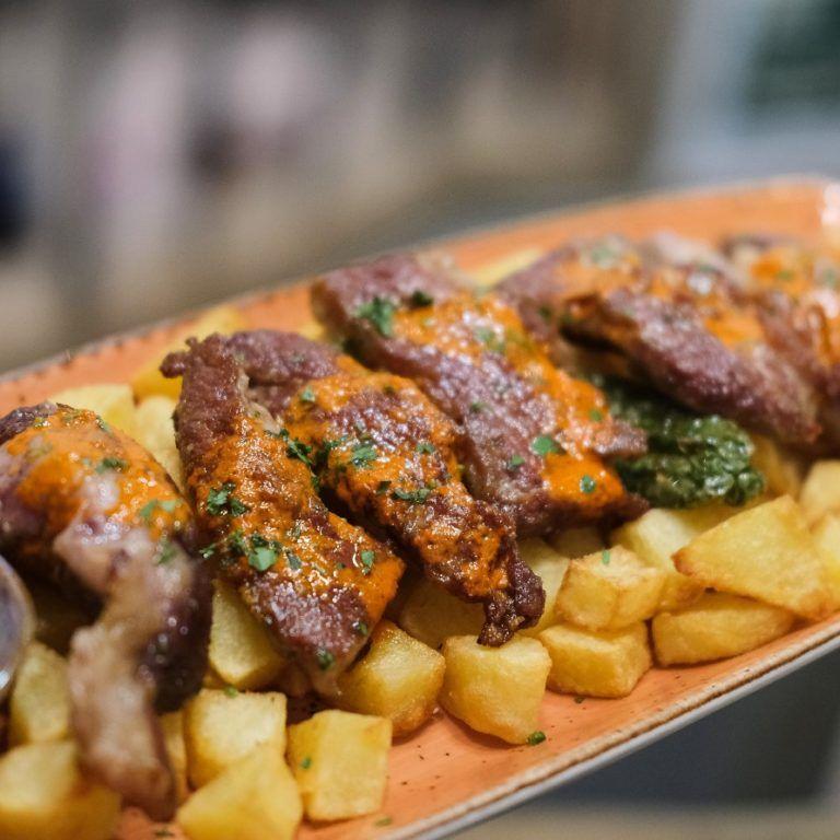 Porc ibérique sauce mojo picon