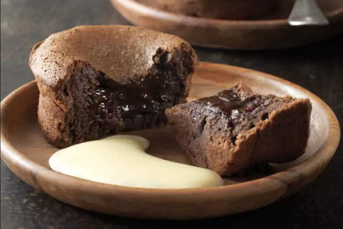 Fondant au chocolat au poivre de Tellicherry.