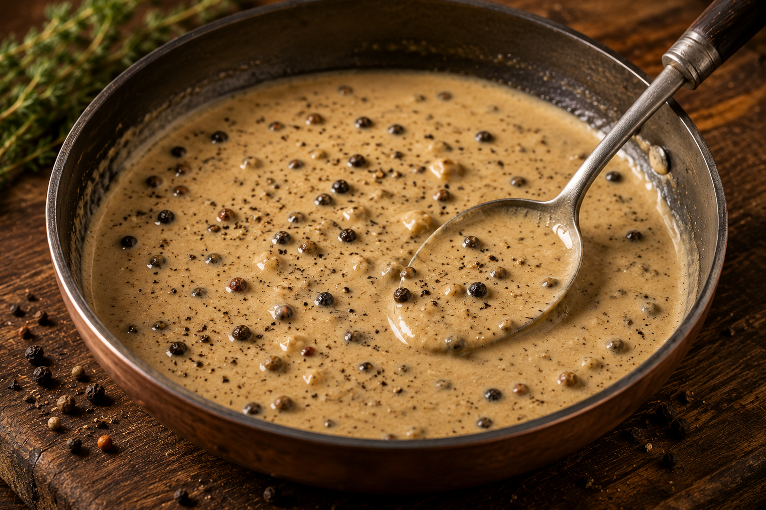 sauce au poivre