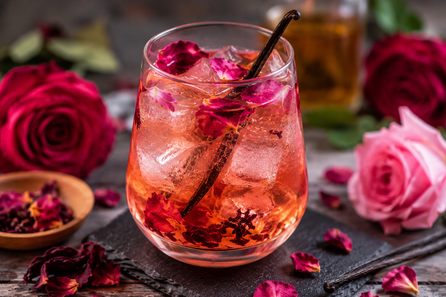 Rhum au nom de la rose