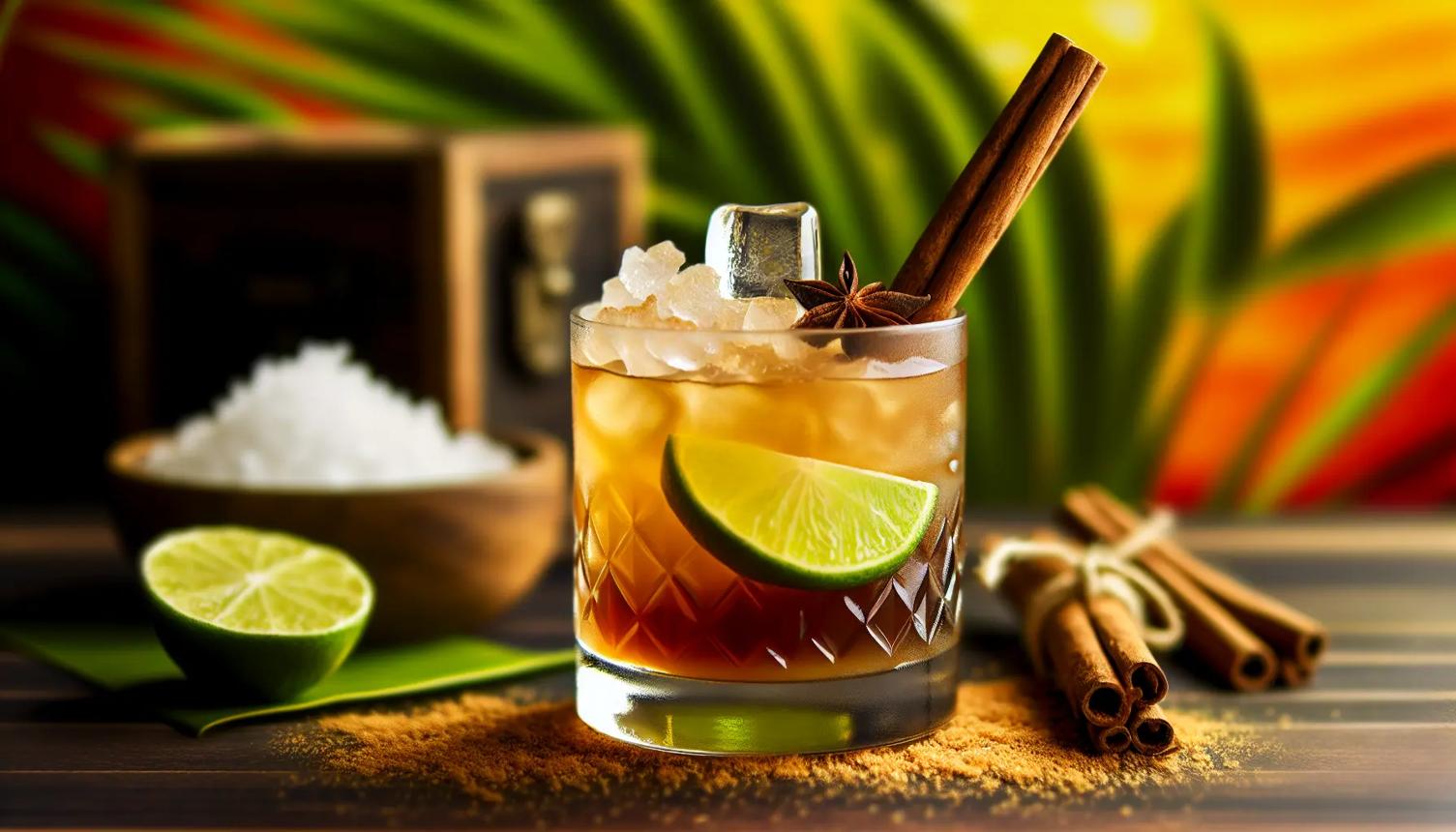 Cocktail créole au citron et épices