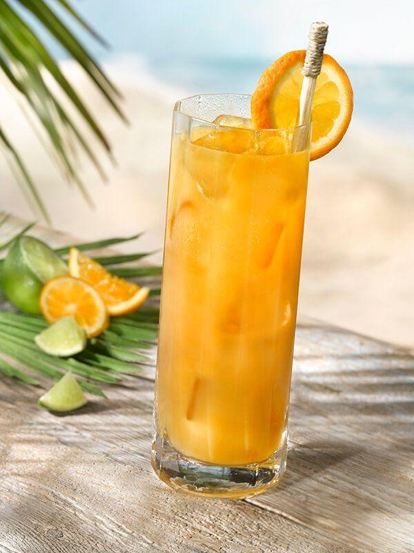 Cocktail tropical à la vanille et aux agrumes