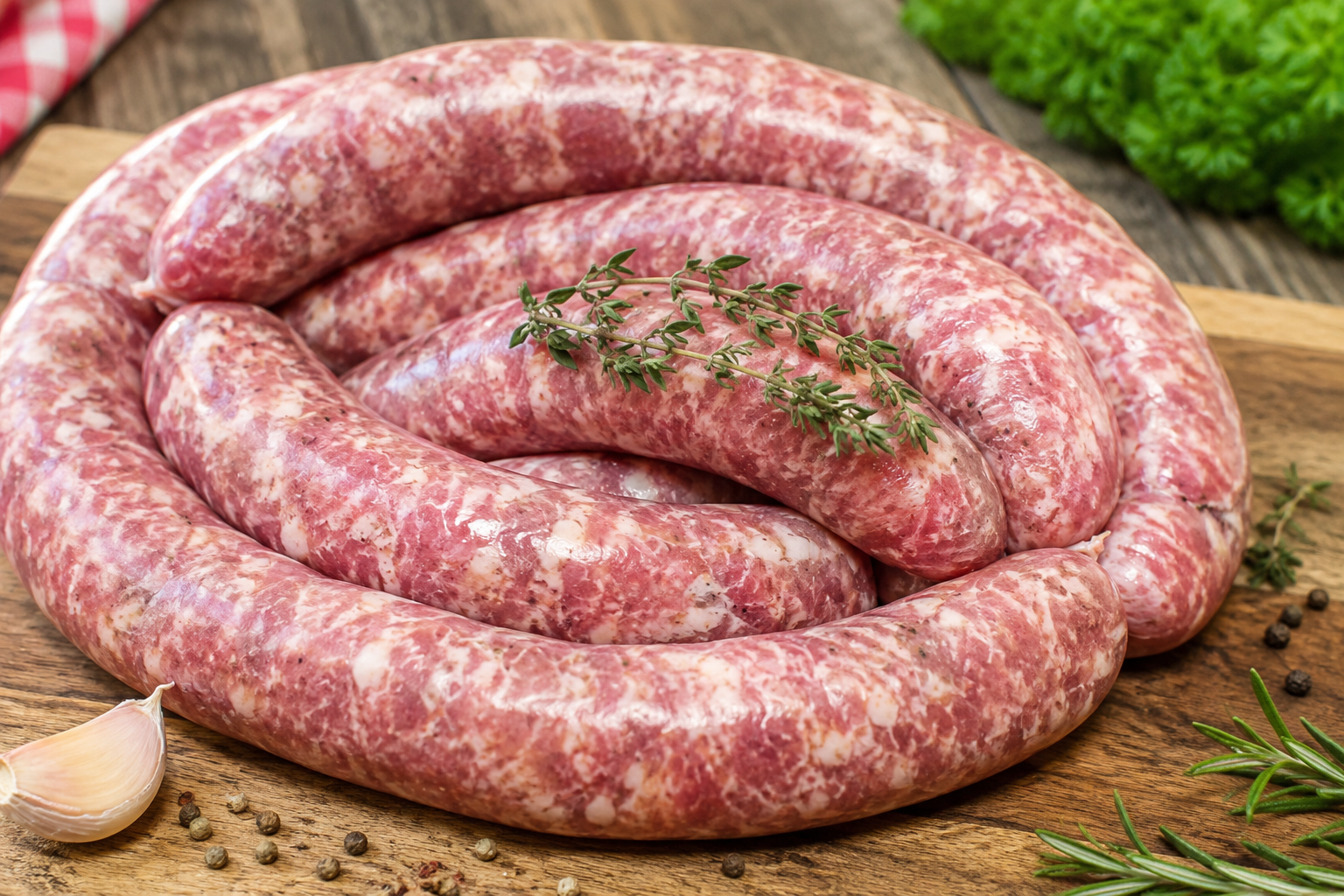 Saucisses campagnardes
