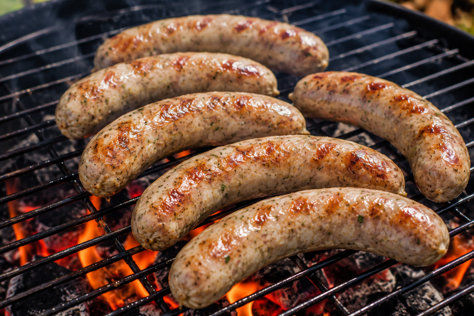 Saucisses de veau au barbecue