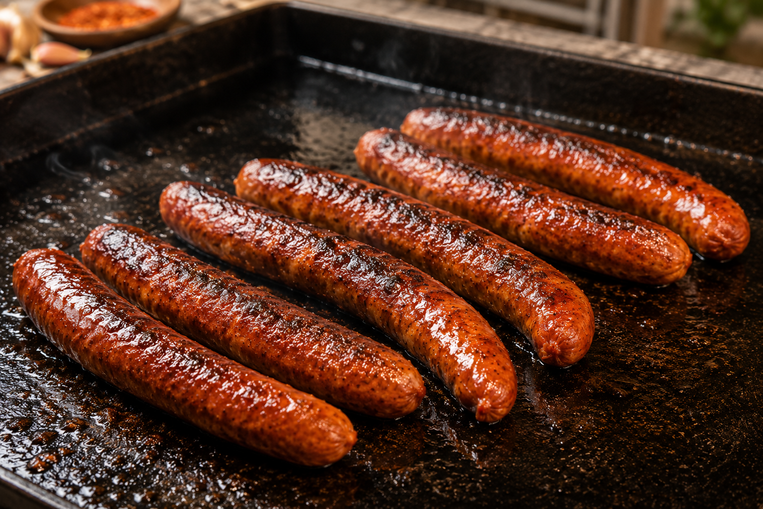 Merguez douces à la plancha