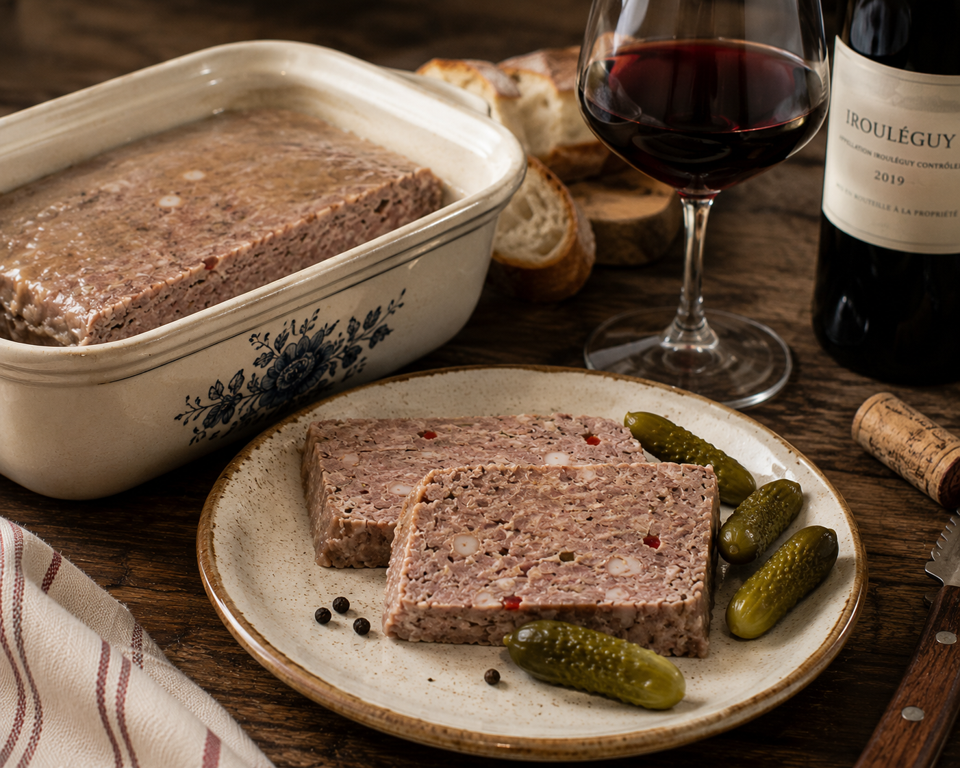 Pâté basque au piment dEspelette