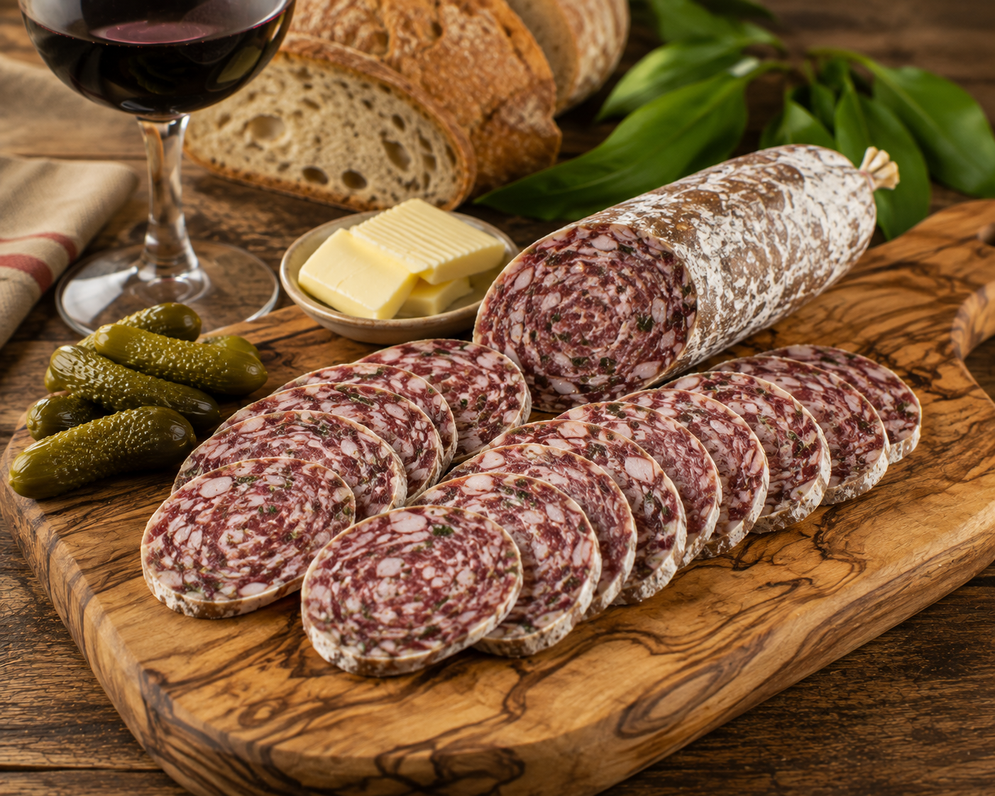 Saucisson sec à lail des ours