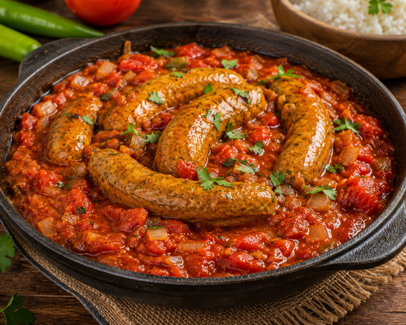recette rougaille saucisse
