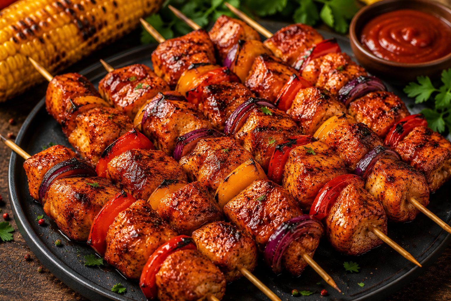 Poulet Grillé Caramélisé au Chicken BBQ Rub