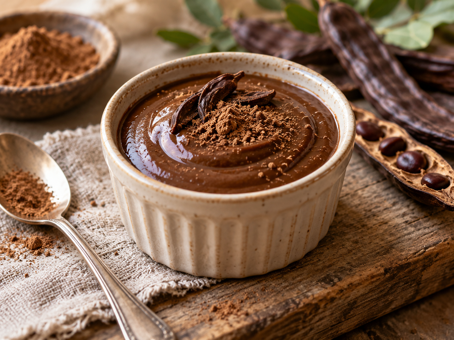 Mousse rustique à la caroube