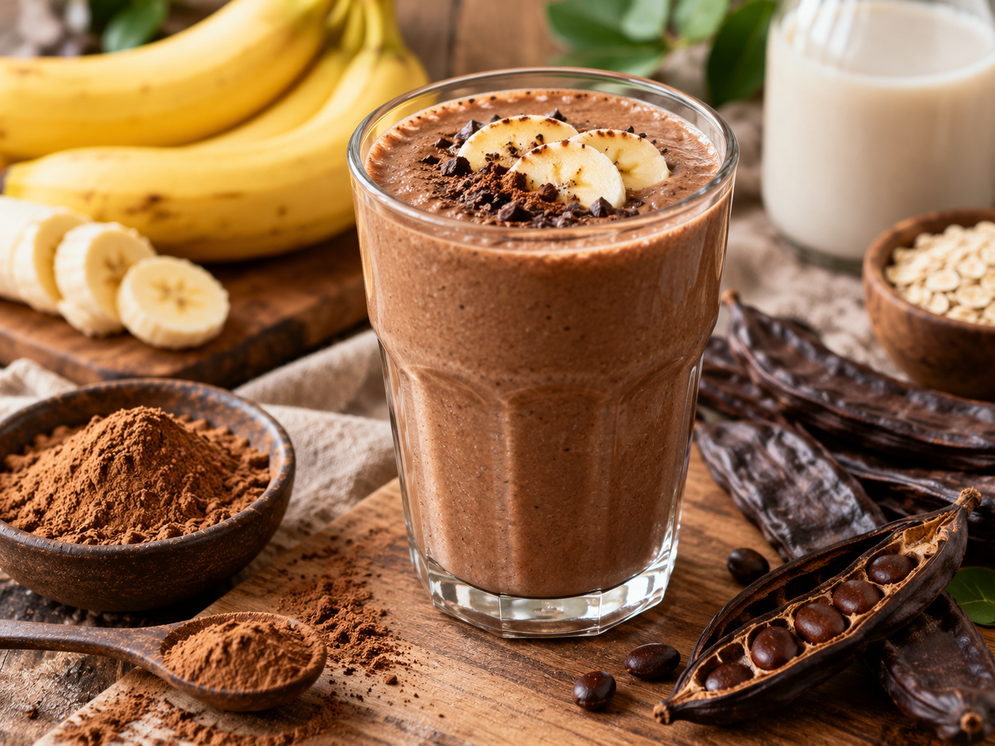 Smoothie à la caroube