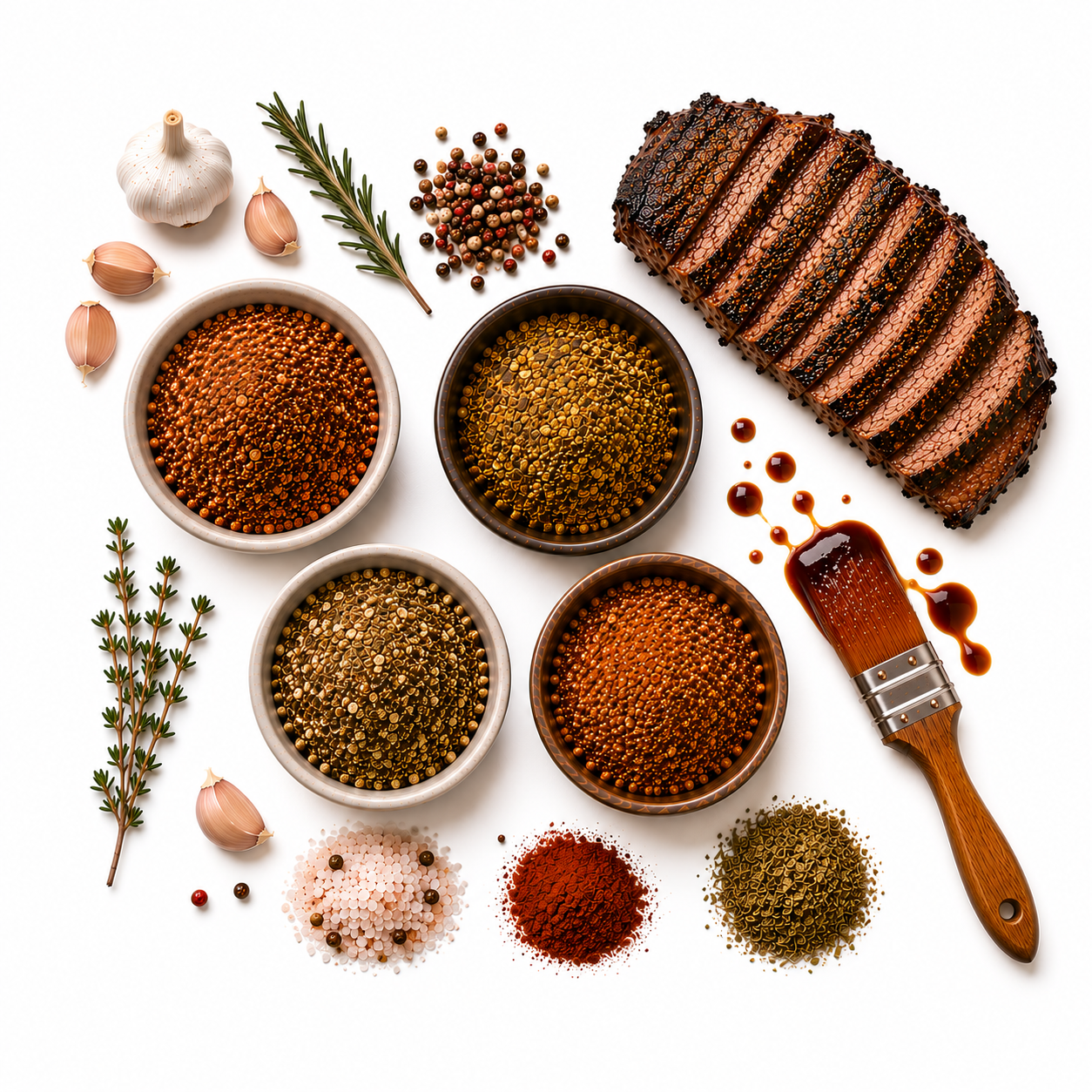Rub marinade sèches