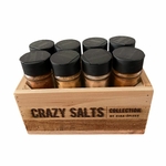 Coffret en bois de 8 sels - Crazy Salts Collection 3