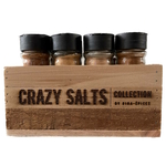 Coffret en bois de 8 sels - Crazy Salts Collection