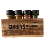 Coffret en bois de 8 currys - Currys Collection
