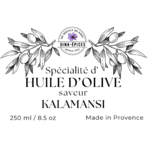Huile d'olive au kalamansi