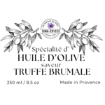 Huile d'olive à la truffe noire