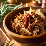 Pulled pork porc effiloché meilleure sauce