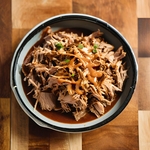 Pulled pork porc effiloché épicé cookeo