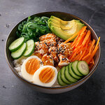 Poke bowl poulet