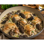 poulet aux morilles et vin jaune