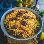 plat avec des morilles himachal
