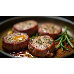 Grenadins de veau au romarin et ail confit