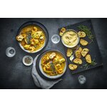 Bouillabaisse avec sauce rouille maison.