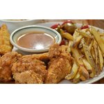 Poulet croustillant et sauce salsa fuego faite maison.