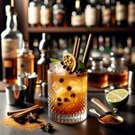 Cocktail  rooibos aux épices.