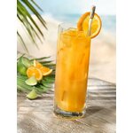 Cocktail tropical à la vanille et aux agrumes