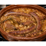 Saucisse de Toulouse dans cassoulet