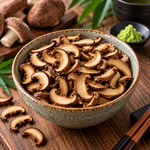 Chips de shiitakes au wasabi