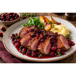Magret de canard aux cranberries