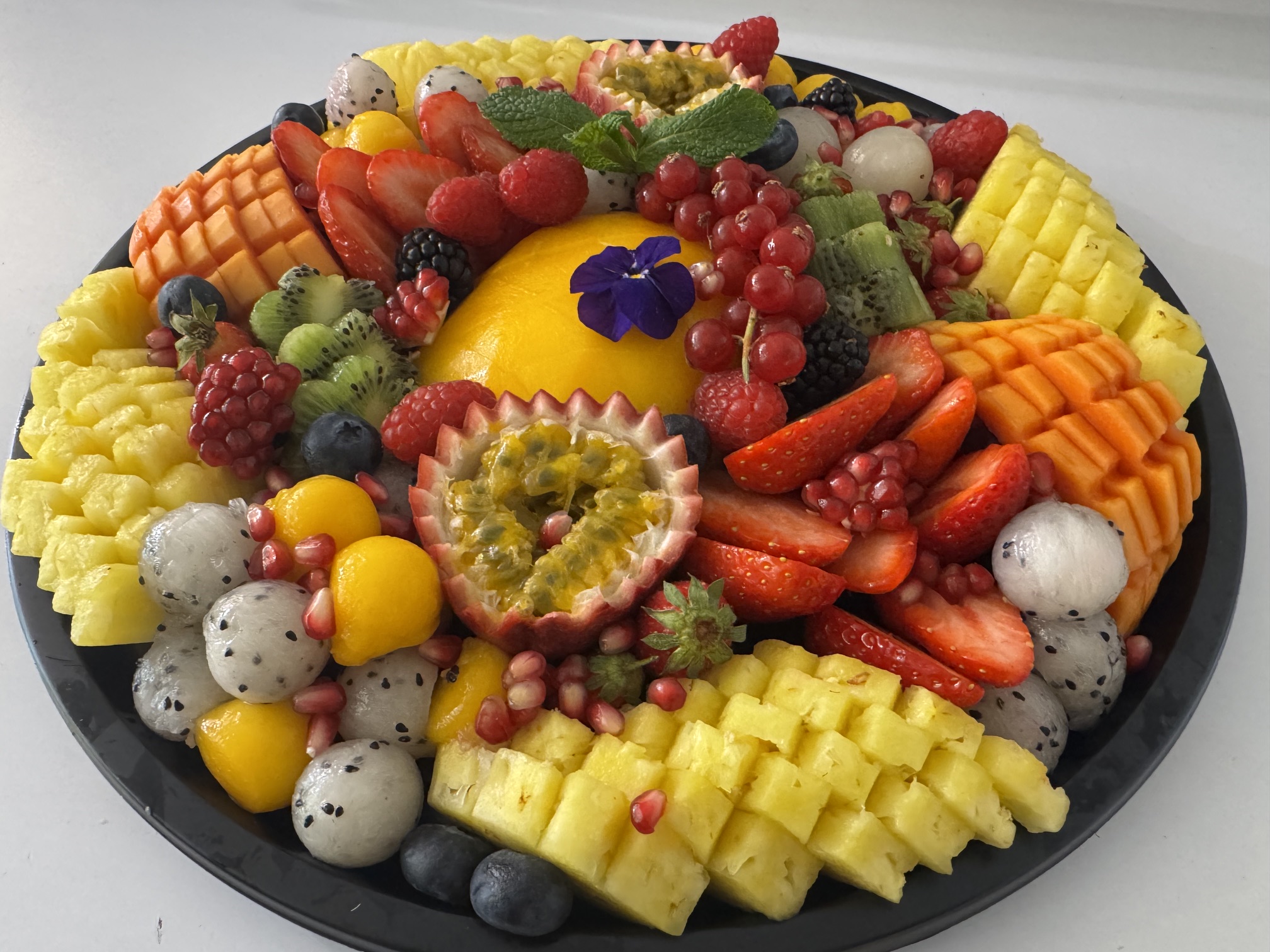 Le Plateau de Fruits Exotiques & Fruits Rouges