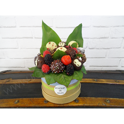 Boite de fruits en chocolat enfant